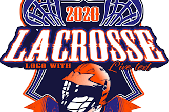design a professional lacrosse logo for team or club