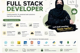 build full stack website with frontend backend database and deployment