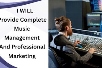 provide complete music management and professional marketing