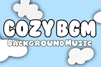 create cozy kawaii bgm for vtuber, streams, and games