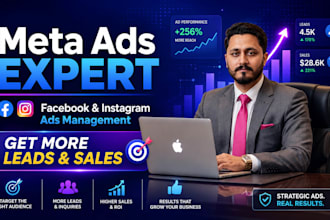manage facebook and insta advertising, meta ads management