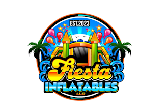 create graceful and fantastic bounce house logo design