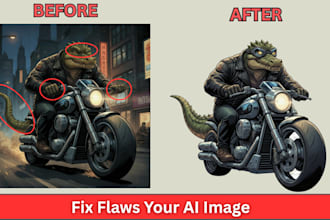 fix flaws, enhance, and correct text in your ai images
