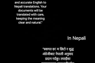 translate your content from english to nepali or nepali fo english