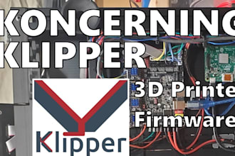 set up and optimize klipper firmware for better 3d printing