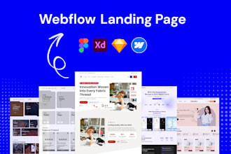 design webflow website and landing page figma to webflow