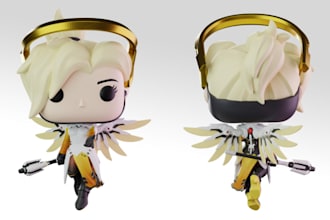 design cute cartoon figures,vinyl toys,funko styled figurines,caricature,3dprint