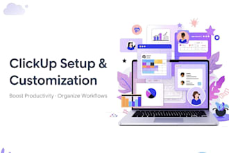 set up clickup for project management and team collaboration
