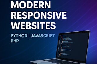 develop a custom web application or website in python, PHP, or nodejs