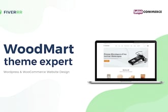 build a modern woocommerce store using the woodmart theme