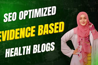 write evidence based health blogs that rank and engage