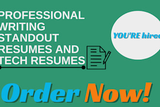 write professional IT resume, tech resume and resume rewrite