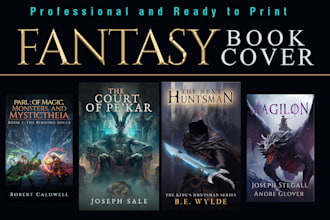 design fantasy book cover art for kdp and ingram spark