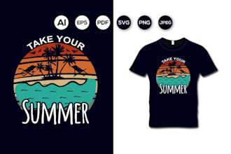 design unique graphic, typography, bulk t shirt and logo t shirt in 12hrs