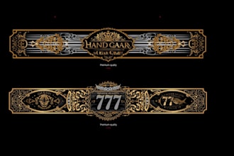 do modern best cigar logo, bands, label, cigar box design