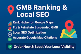 do gmb ranking goggle map citation local seo reinstate suspended gmb profile