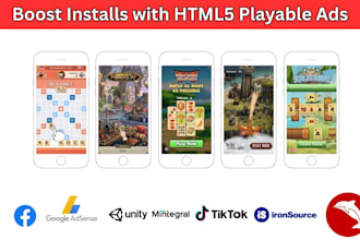 create HTML5 playable ads for apps and games
