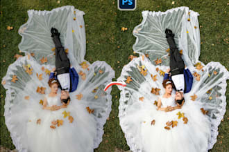 retouch wedding photo professionally