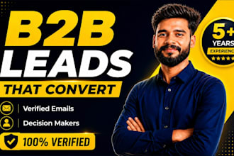 do b2b lead generation, web scraping, email list building