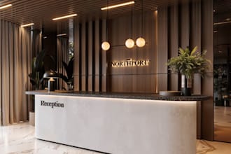 renovate 3d reception lobby, 3d reception interior,meeting room,furniture layout