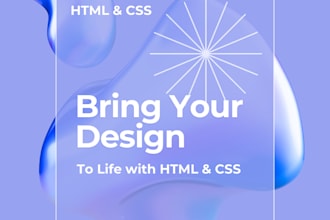 convert your figma to html PSD xd to HTML CSS