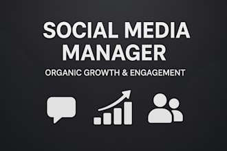 be your social media coordinator, scheduling, engagement, content repurposing