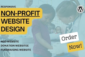 design nonprofit website charity website fundraising redesign nonprofit website