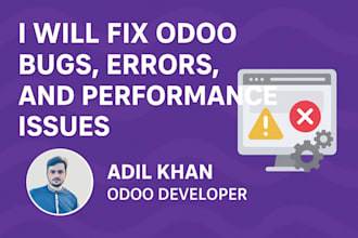 fix odoo bugs, errors, and performance issues