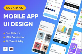 design creative app UI UX with interactive prototype