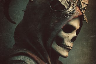 make horror fantasy style