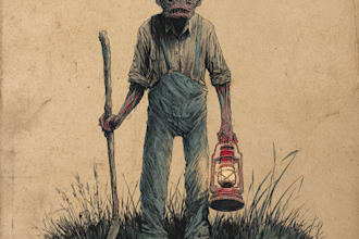illustrate handmade horror monsters and characters