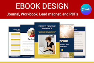 design workbook, ebook, lead magnet and pdf