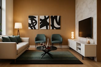 design and render realistic interiors