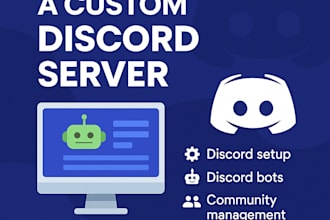 create a custom discord server