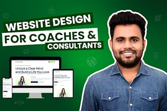 build a professional coaching or consulting website in wordpress