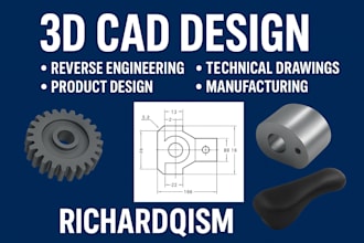 3d mechanical industrial product cad design injection printing mold prototyping