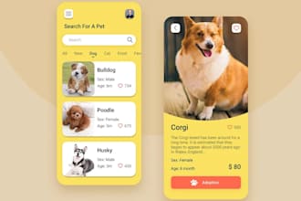build profitable pet store app or website, pet boutique app, pet accessories app