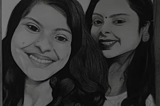 do personalized hand drawn realistic sketches