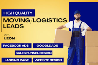 moving company leads logistics leads moving leads google ads moving website