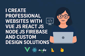 create professional websites with react js node js and custom website
