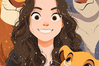 do disney cartoon style