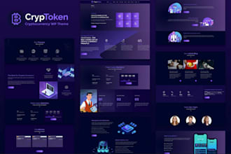 crypto website, memecoin website, crypto token website, presale, web3 website