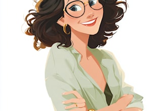 create a disney cartoon illustration