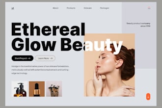 design skincare shopify stores, skincare website, beauty skincare shopify store