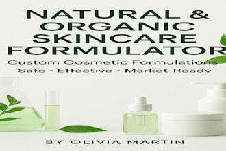 formulate custom natural and organic skincare and cosmetics