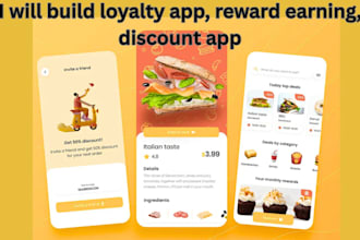 do loyalty app goodbarber base44 weweb glide replit API ai gamification app