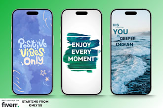 make custom mobile and desktop wallpapers