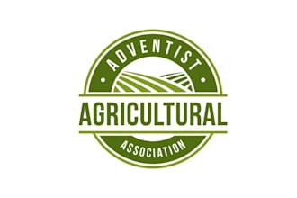 design classic agriculture organization logo