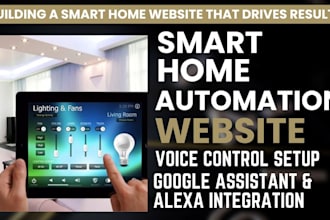 build smart home automation setup website security camera cctv website