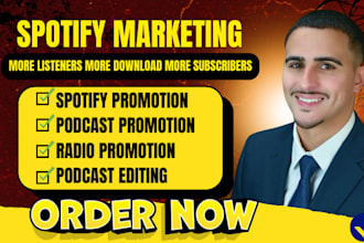 do podcast spotify promotion podcast makerting apple podcast radio promotion